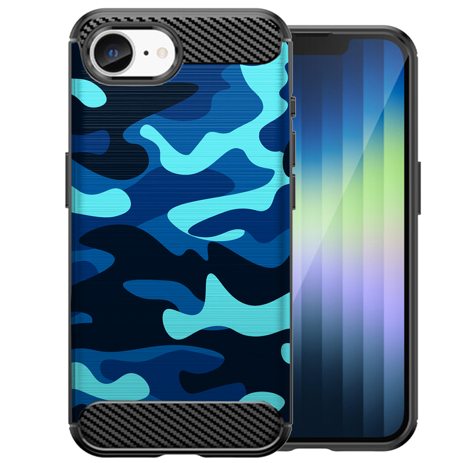 Case For [Apple iPhone 17E][Flex TPU Fiber SET5] Matte Black Flexible