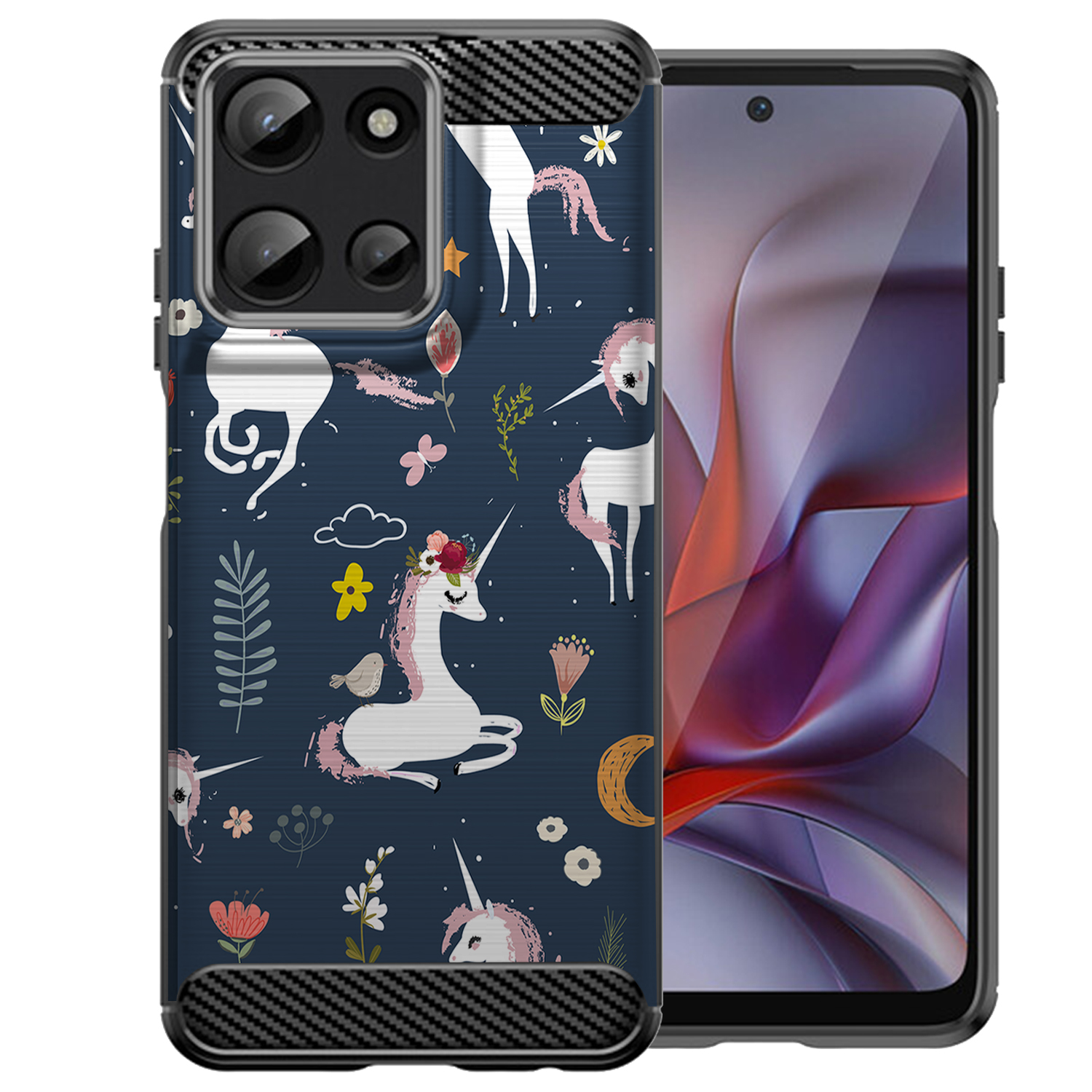 Case For Moto G 5G 2025 | Flex TPU | Flexible Embossed Slim Cover - Picture 26 of 69
