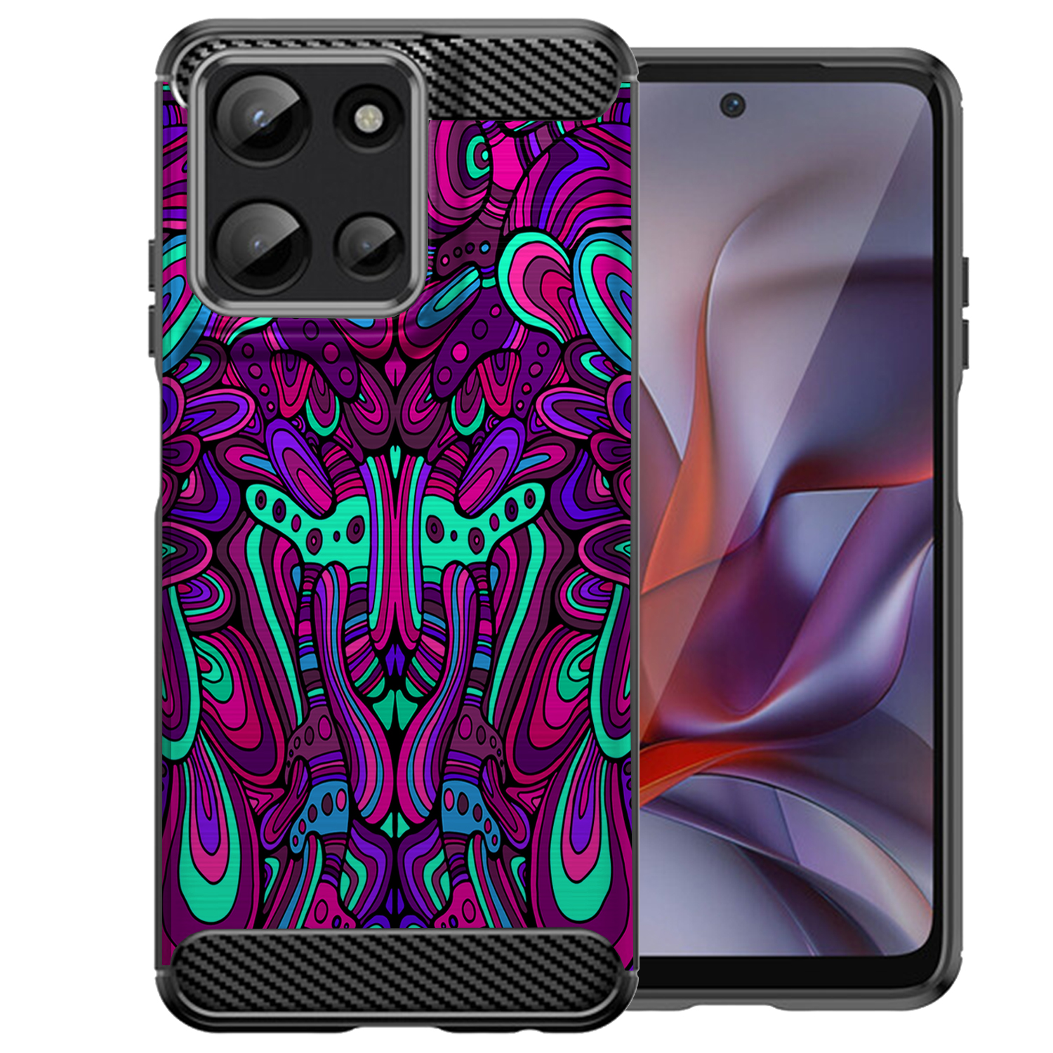 Case For Moto G 5G 2025 | Flex TPU | Flexible Embossed Slim Cover - Picture 46 of 69