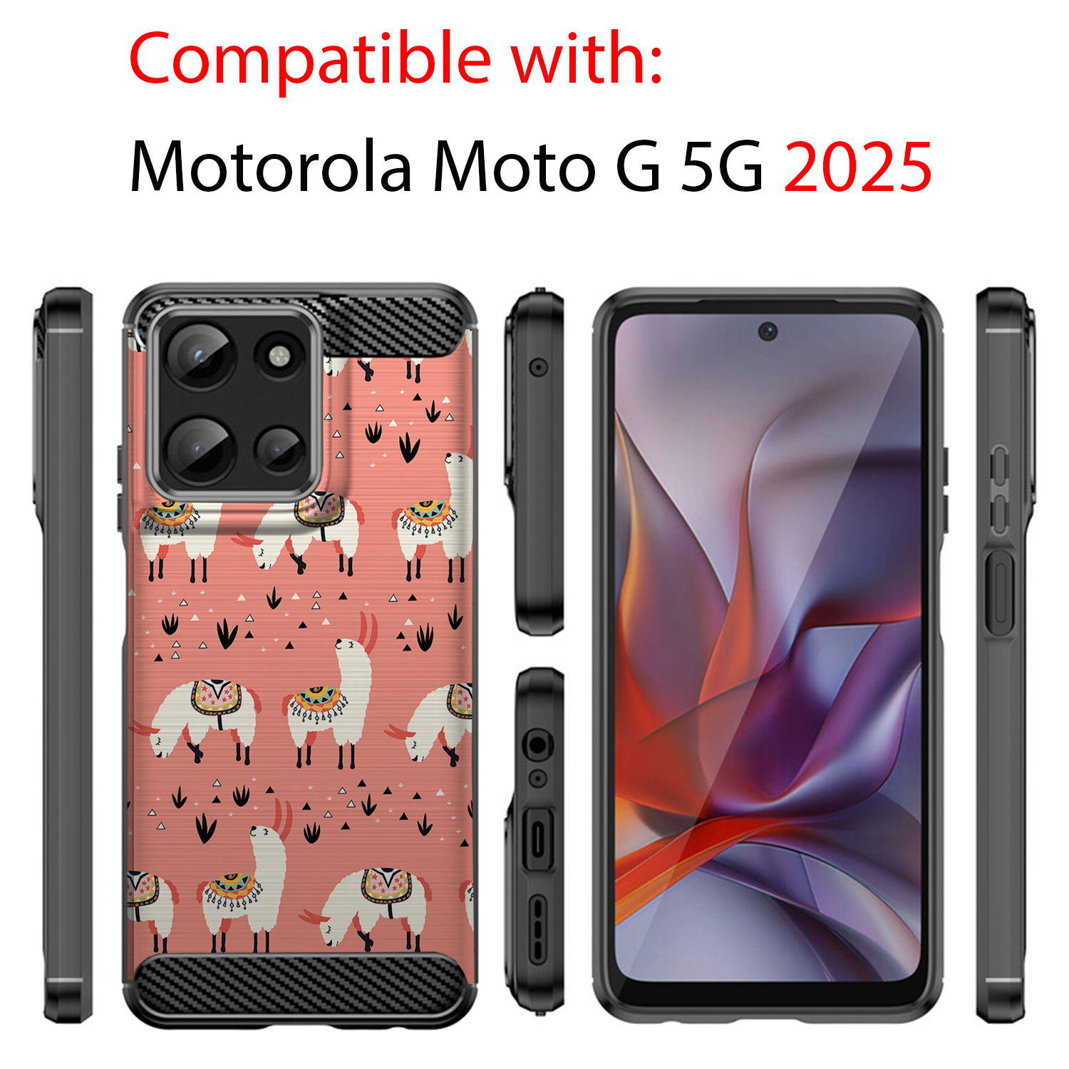 Case For Moto G 5G 2025 | Flex TPU | Flexible Embossed Slim Cover - Picture 15 of 69