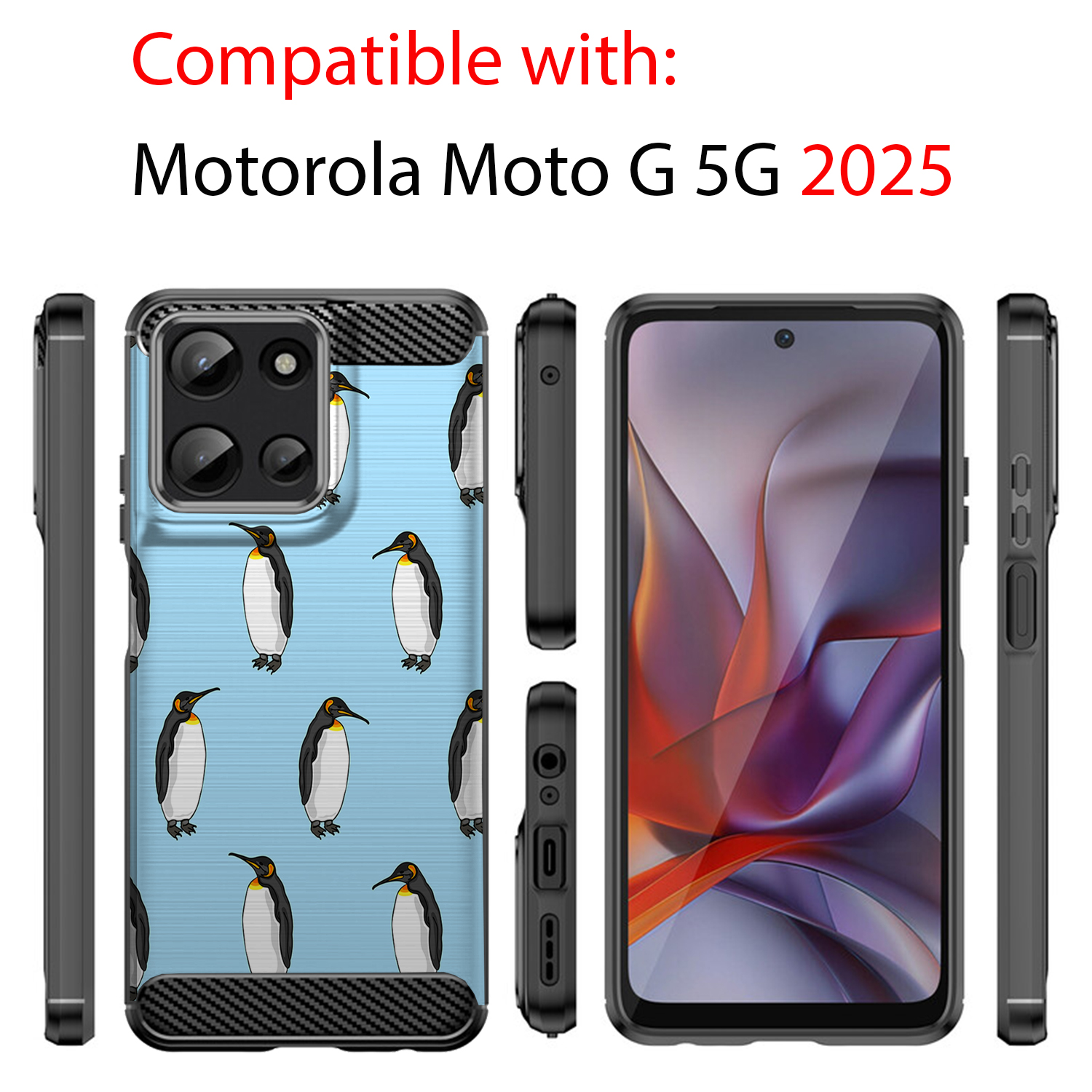 Case For Moto G 5G 2025 | Flex TPU | Flexible Embossed Slim Cover - Picture 19 of 69
