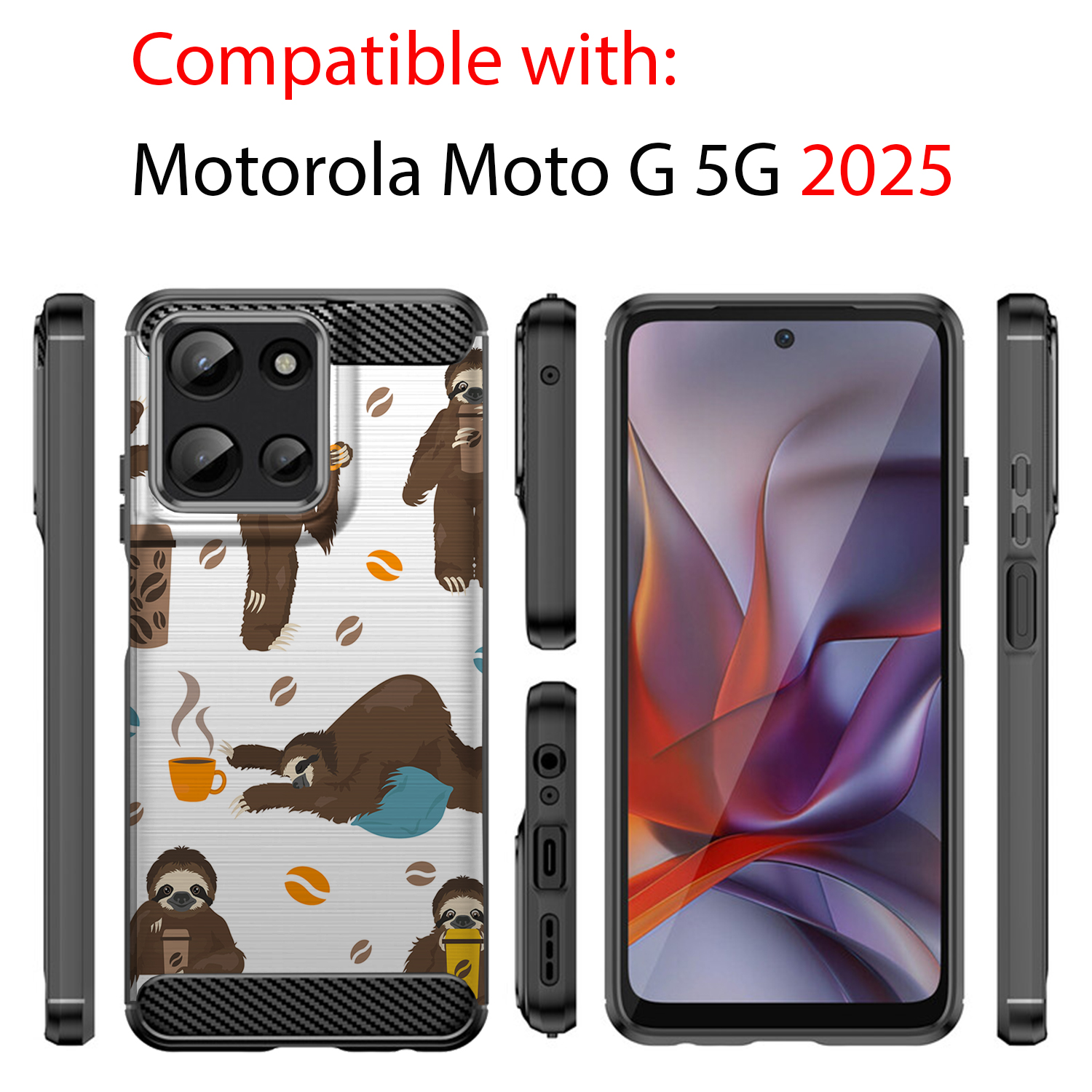 Case For Moto G 5G 2025 | Flex TPU | Flexible Embossed Slim Cover - Picture 23 of 69