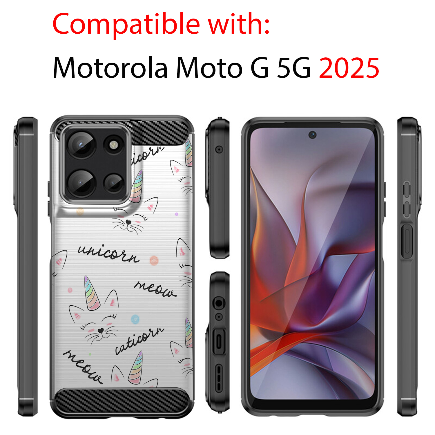 Case For Moto G 5G 2025 | Flex TPU | Flexible Embossed Slim Cover - Picture 35 of 69