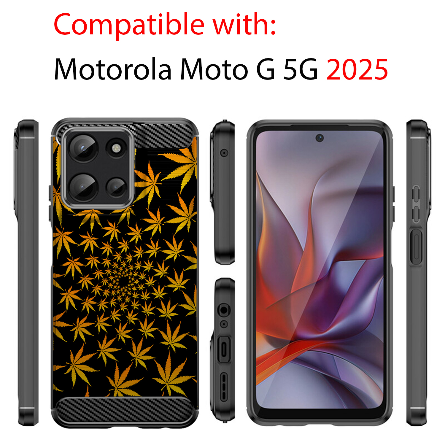 Case For Moto G 5G 2025 | Flex TPU | Flexible Embossed Slim Cover - Picture 43 of 69