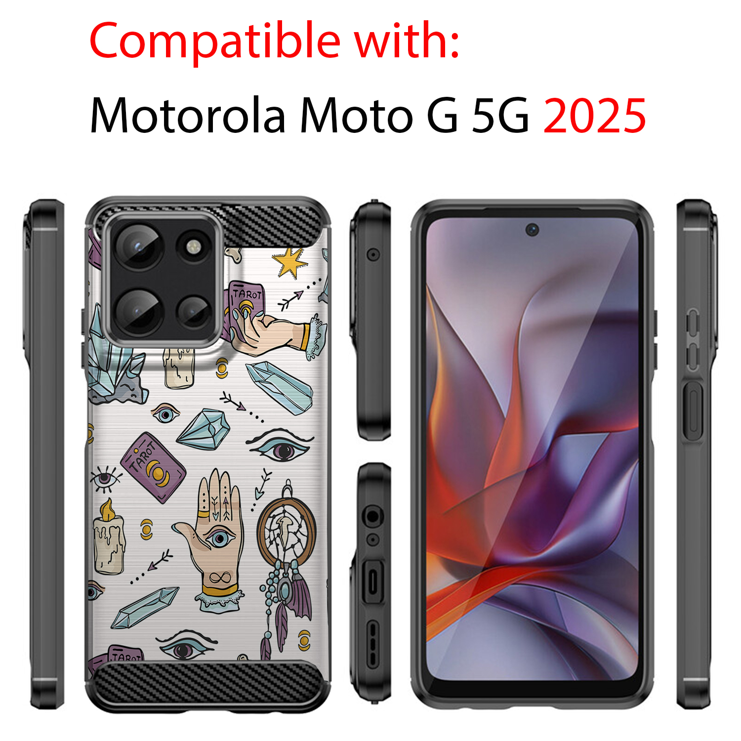 Case For Moto G 5G 2025 | Flex TPU | Flexible Embossed Slim Cover - Picture 51 of 69