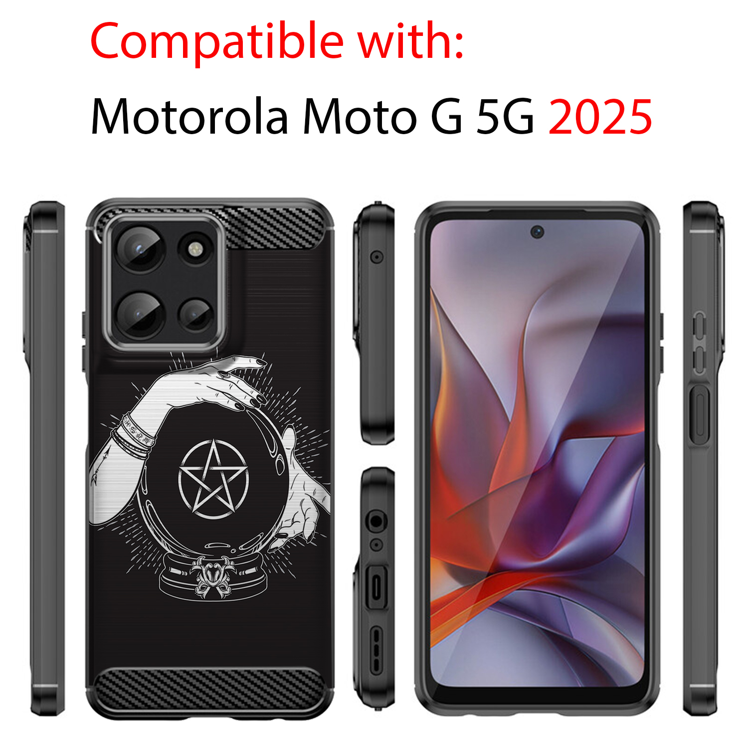 Case For Moto G 5G 2025 | Flex TPU | Flexible Embossed Slim Cover - Picture 67 of 69