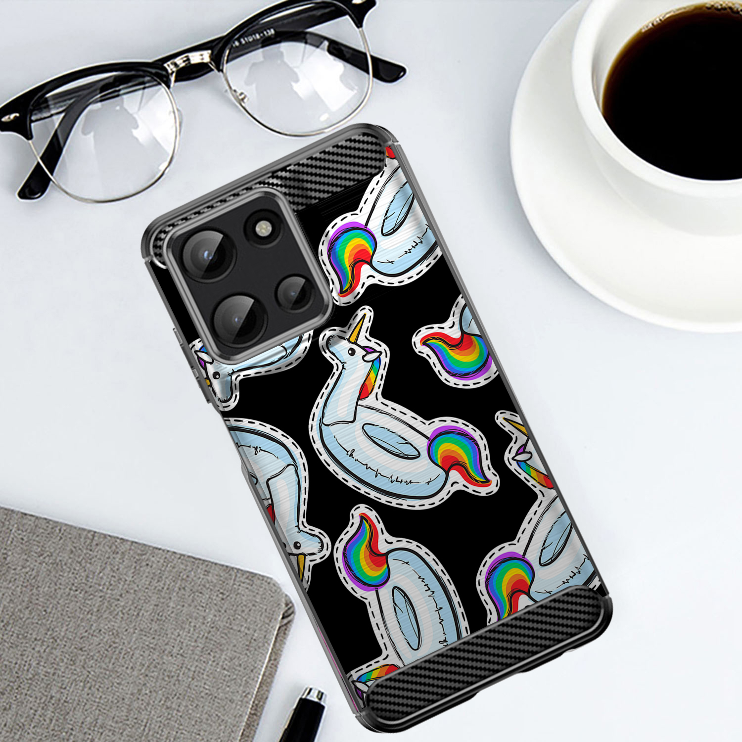 Case For Moto G 5G 2025 | Flex TPU | Flexible Embossed Slim Cover - Picture 9 of 69