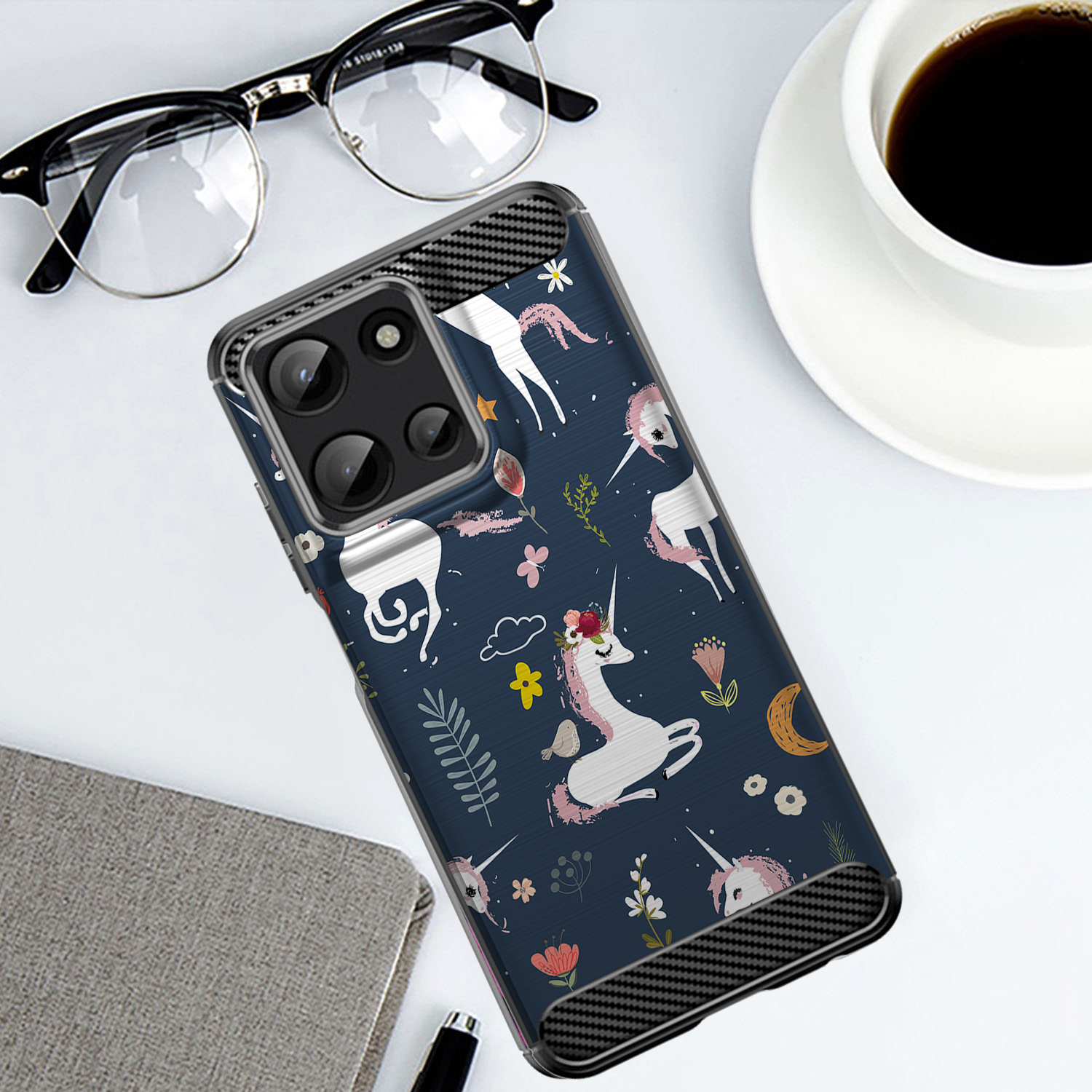 Case For Moto G 5G 2025 | Flex TPU | Flexible Embossed Slim Cover - Picture 29 of 69