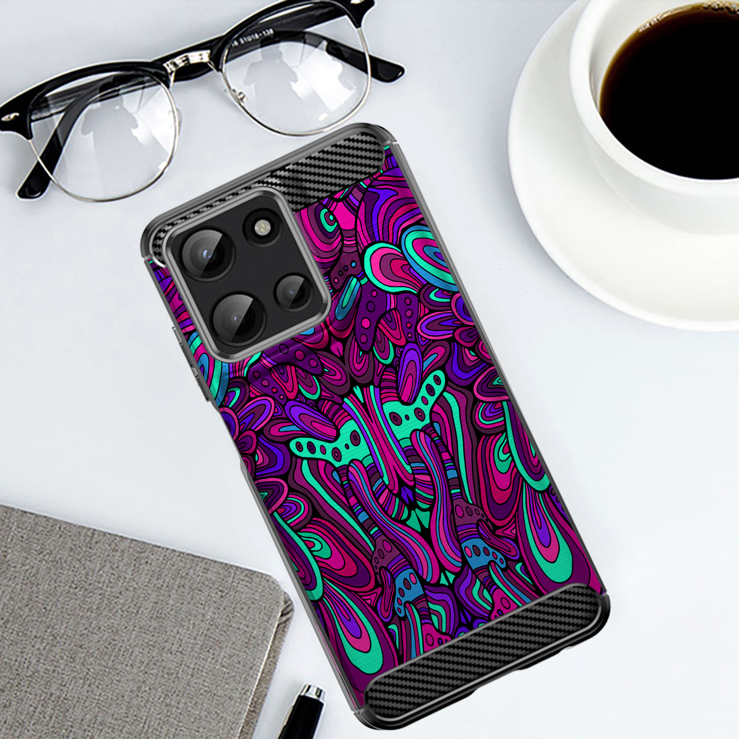 Case For Moto G 5G 2025 | Flex TPU | Flexible Embossed Slim Cover - Picture 49 of 69