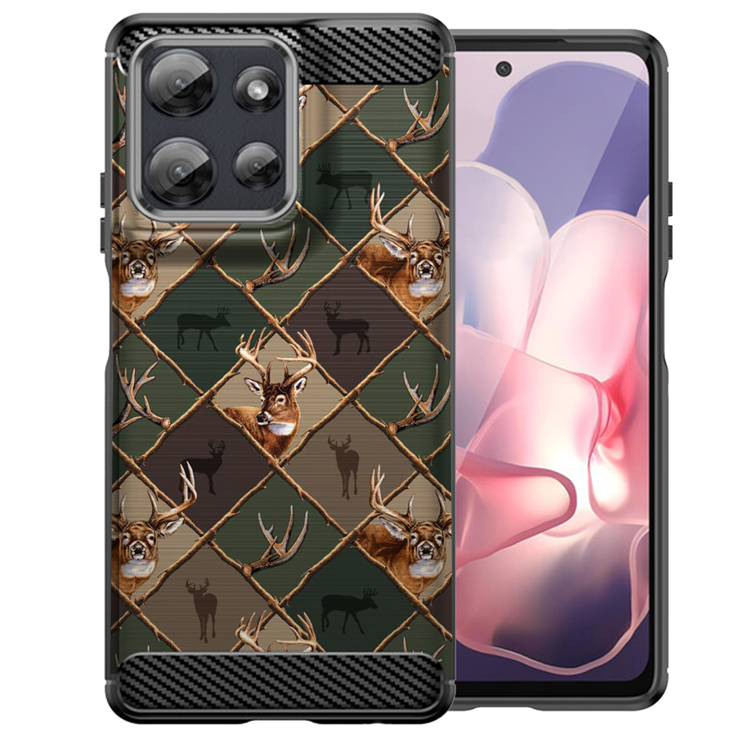 For Moto G Stylus 2025 | Flex TPU Fiber | Slim Shock-Absorbent Combat Case