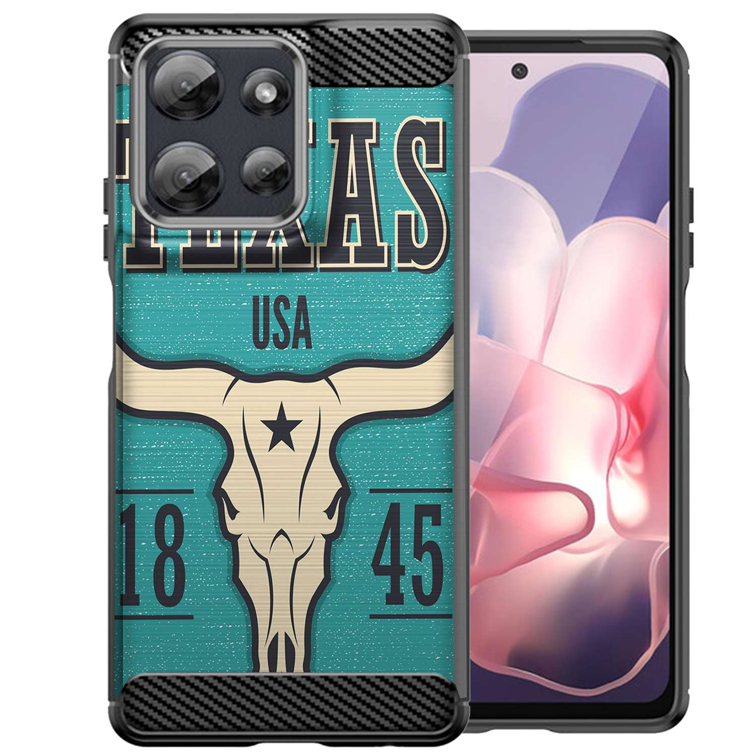 Case For Moto G Stylus 2025 | Flex TPU | Tribal Design Slim Flexible Black Case - Picture 6 of 41