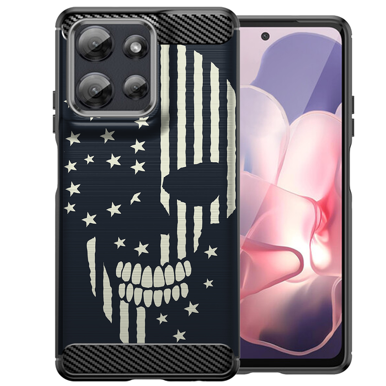 Custodia per Moto G Stylus 2025 | Flex TPU Fibra | Cover Protettiva Slim Nera - Foto 18 di 53
