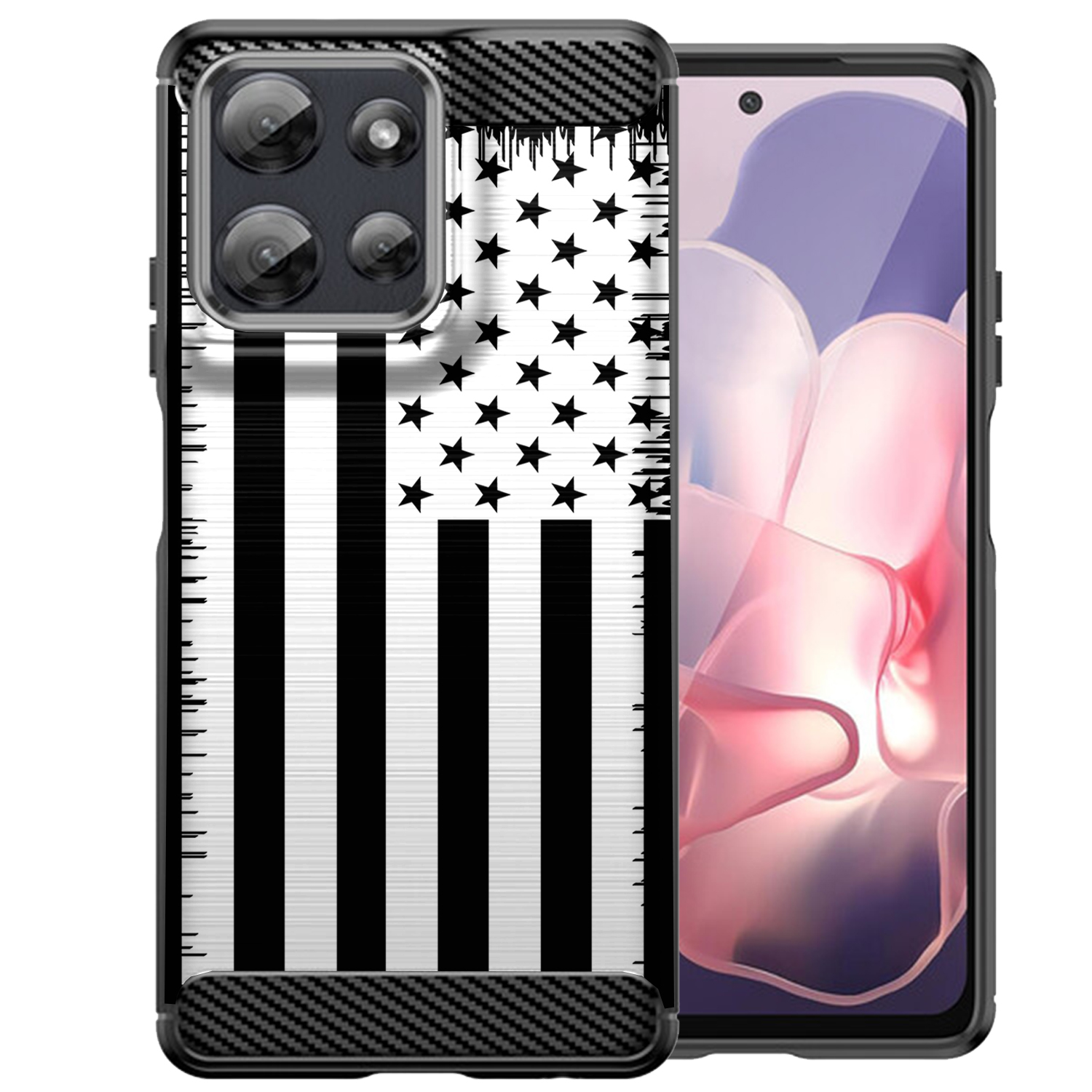 Custodia per Moto G Stylus 2025 | Flex TPU Fibra | Cover Protettiva Slim Nera - Foto 22 di 53