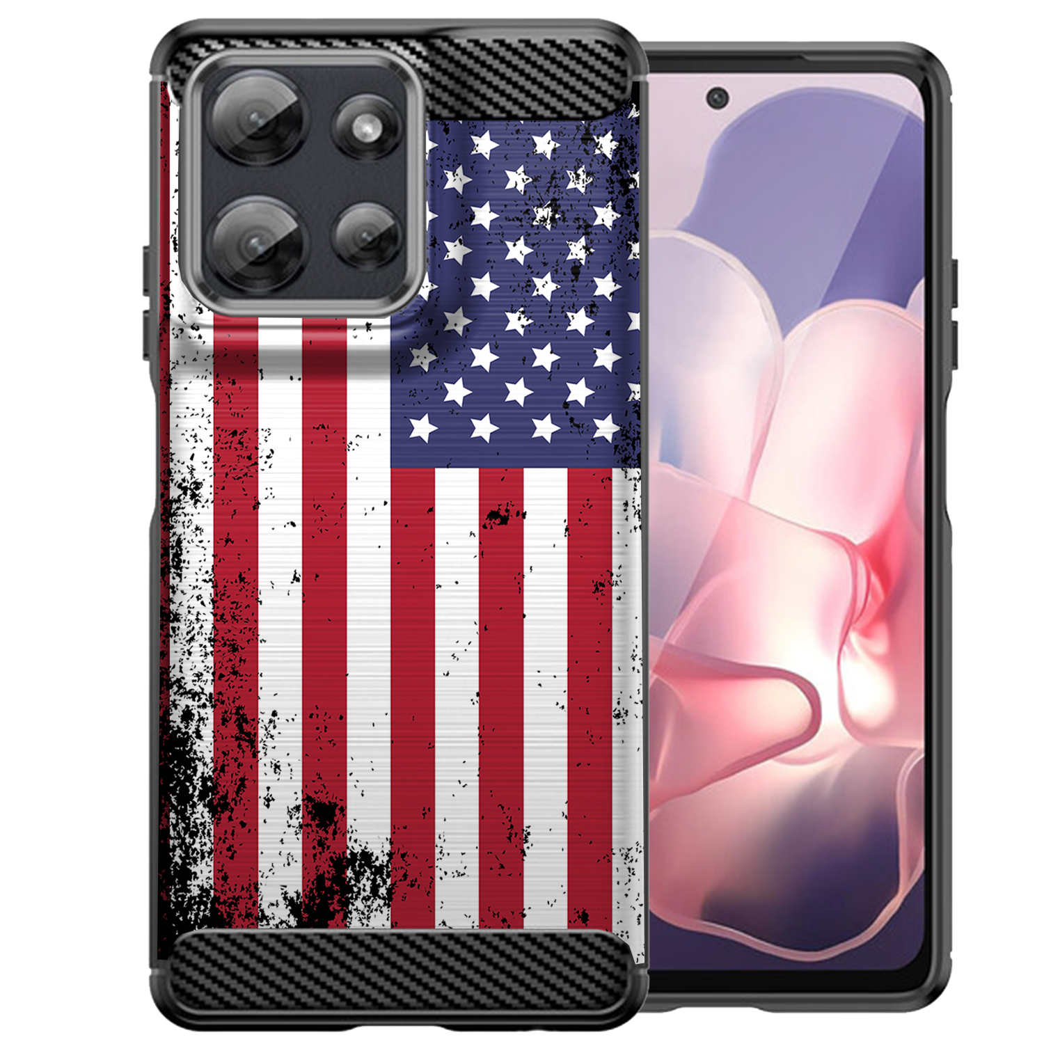 Custodia per Moto G Stylus 2025 | Flex TPU Fibra | Cover Protettiva Slim Nera - Foto 26 di 53
