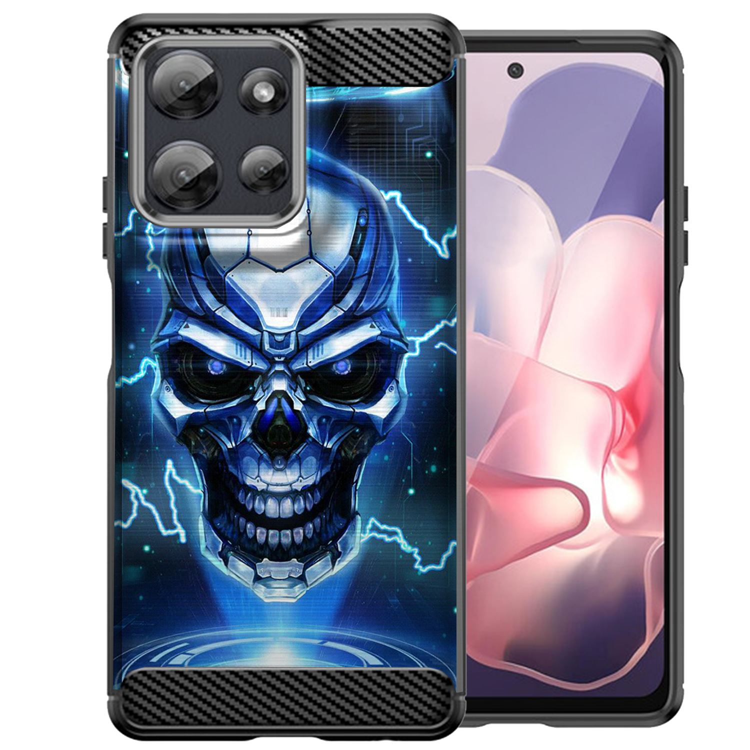 Custodia per Moto G Stylus 2025 | Flex TPU Fibra | Cover Protettiva Slim Nera - Foto 30 di 53