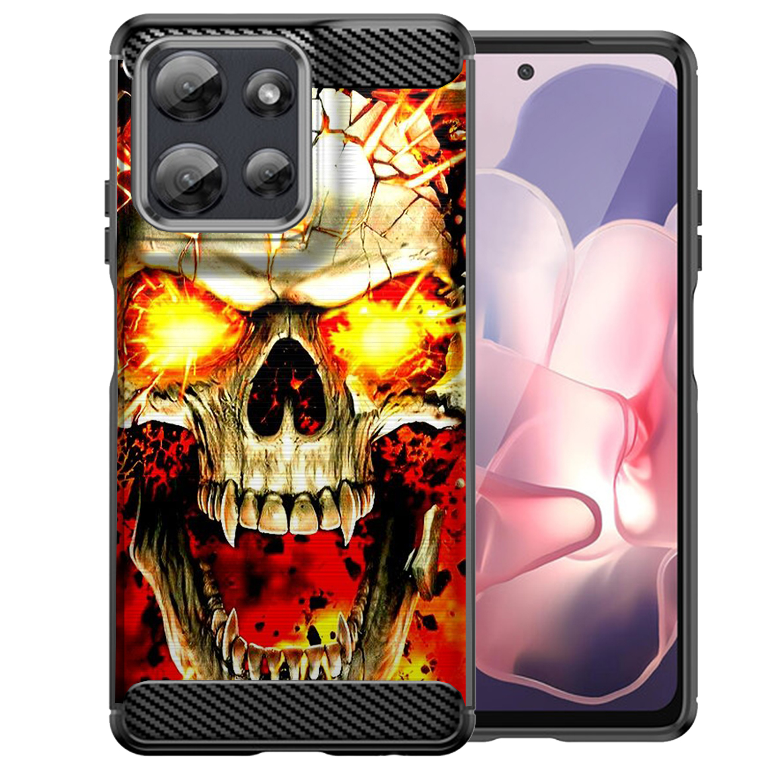 Custodia per Moto G Stylus 2025 | Flex TPU Fibra | Cover Protettiva Slim Nera - Foto 34 di 53