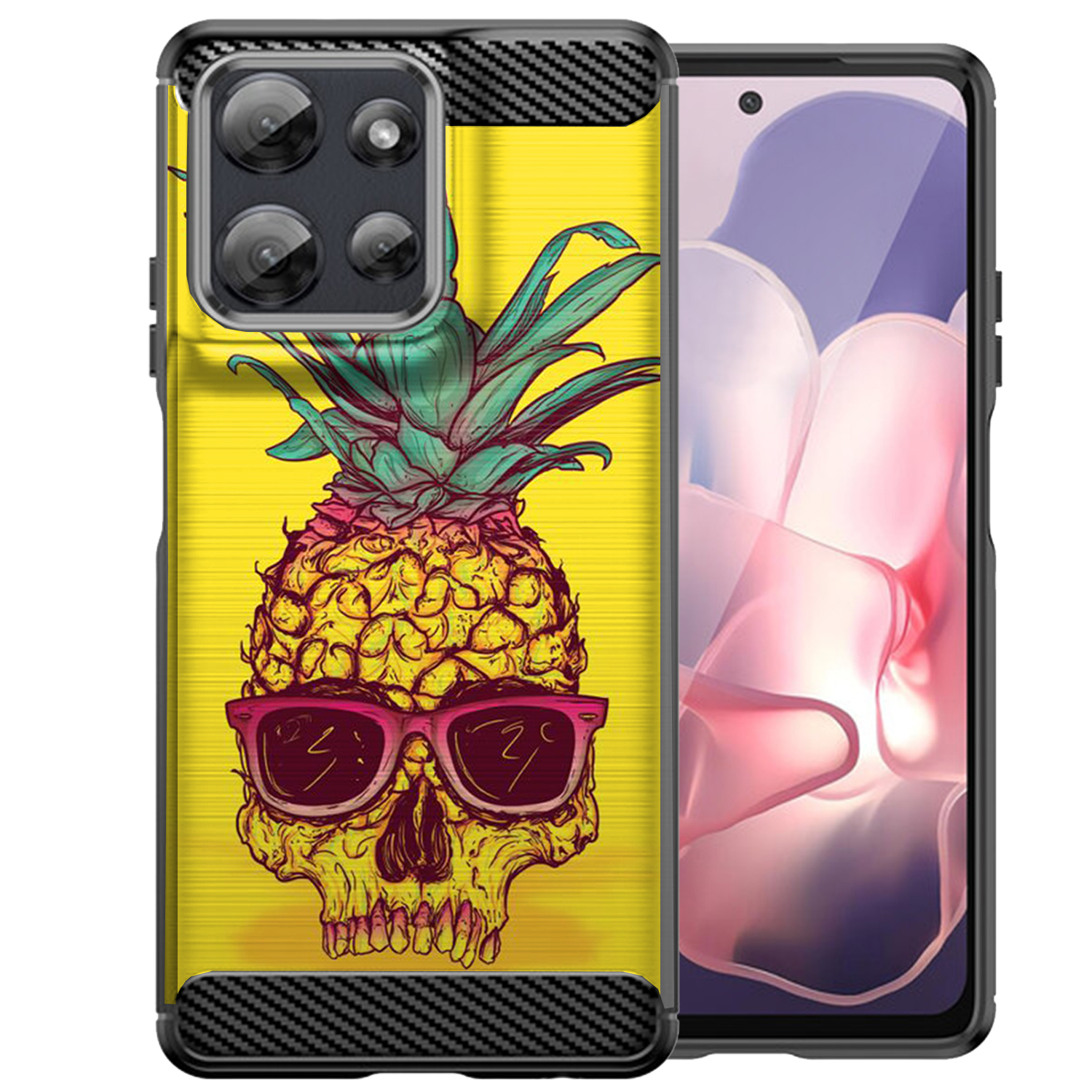 Custodia per Moto G Stylus 2025 | Flex TPU Fibra | Cover Protettiva Slim Nera - Foto 42 di 53