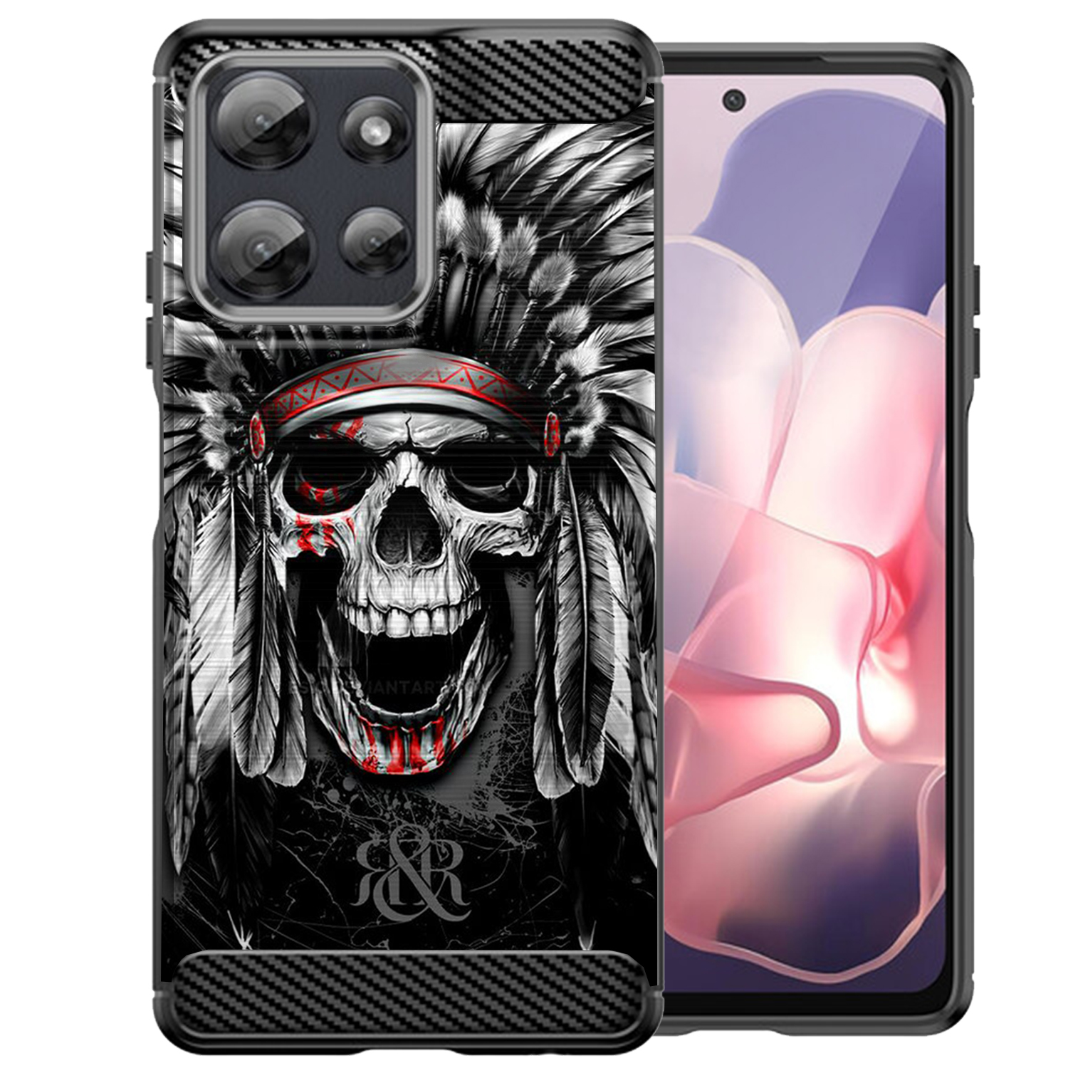 Custodia per Moto G Stylus 2025 | Flex TPU Fibra | Cover Protettiva Slim Nera - Foto 46 di 53