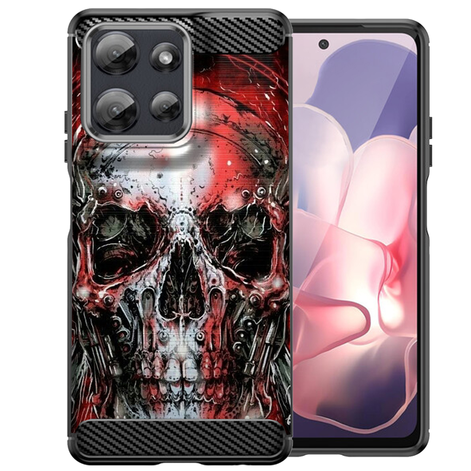 Custodia per Moto G Stylus 2025 | Flex TPU Fibra | Cover Protettiva Slim Nera - Foto 50 di 53