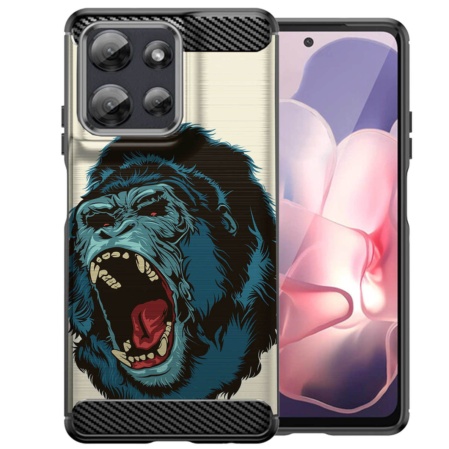 Hülle für Moto G Stylus 2025 | Flex TPU Faser | Matt Schwarz Flexibel Cover - Bild 66 von 89