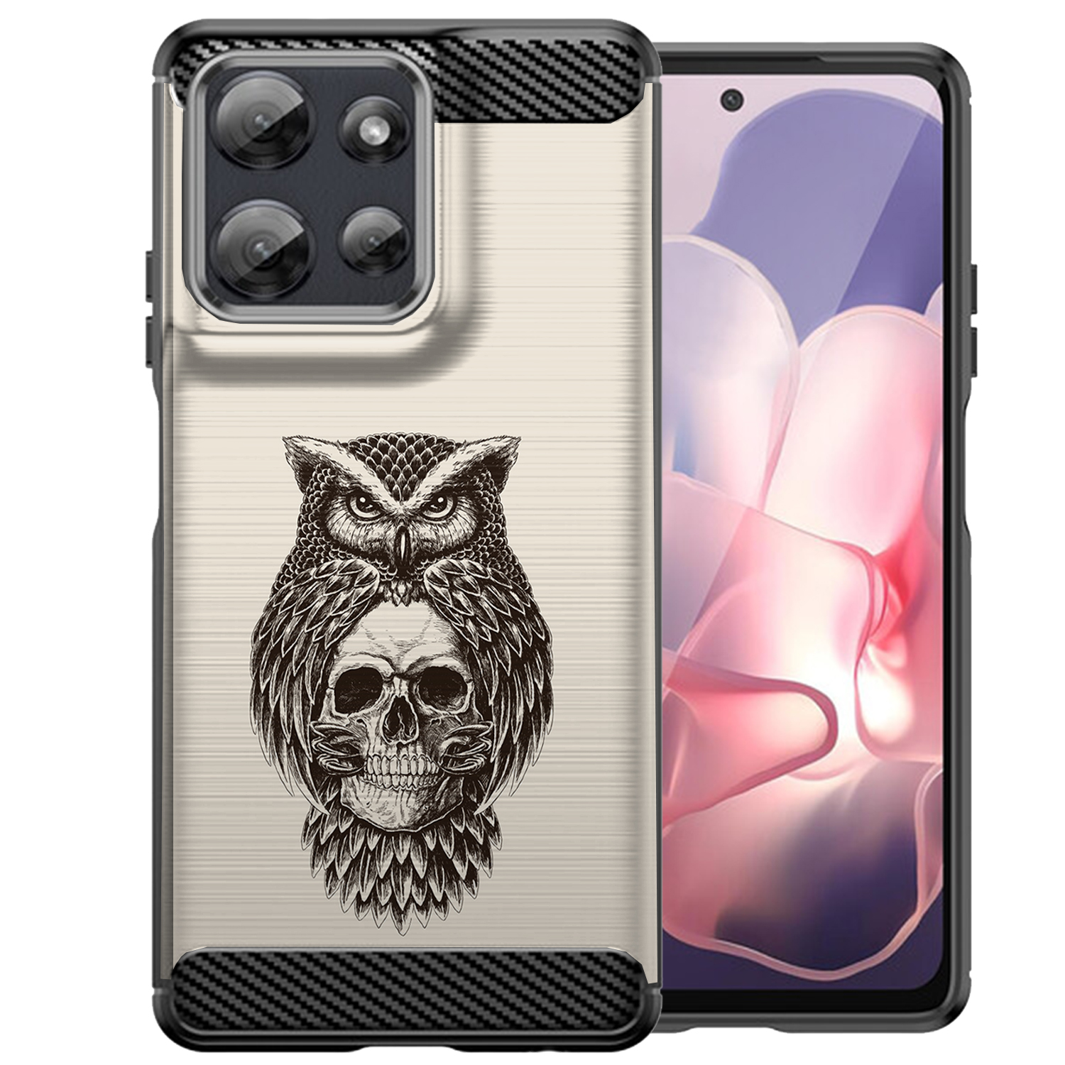 Hülle für Moto G Stylus 2025 | Flex TPU Faser | Matt Schwarz Flexibel Cover - Bild 50 von 89