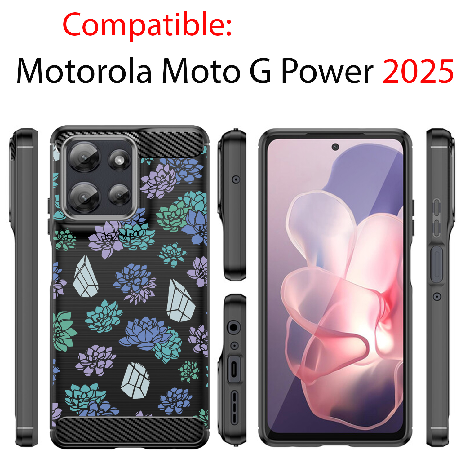 Case For Moto G Power 2025 | Flex TPU Fiber | Unique Slim Flexible Cover - Picture 3 of 113