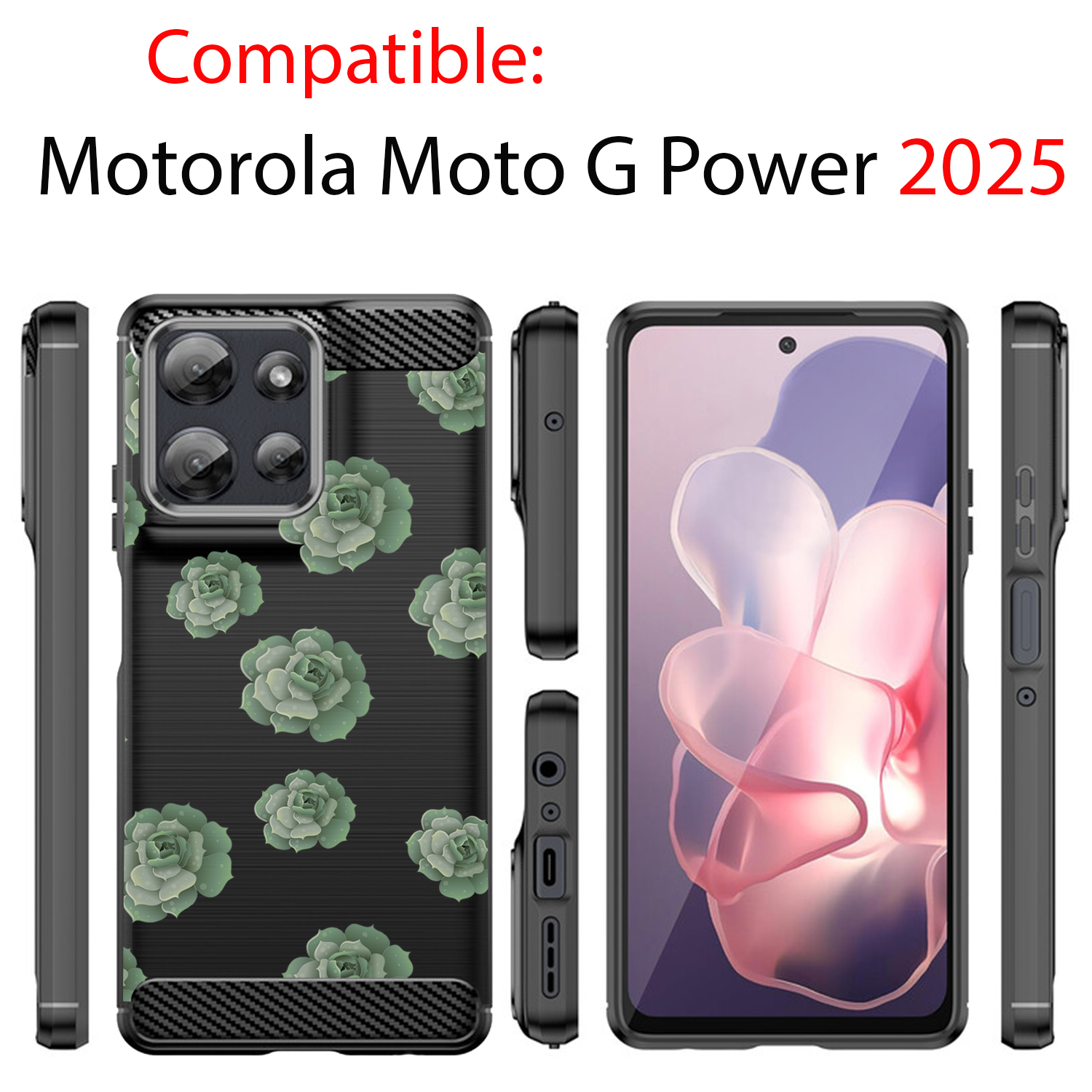 Case For Moto G Power 2025 | Flex TPU Fiber | Unique Slim Flexible Cover - Picture 15 of 113