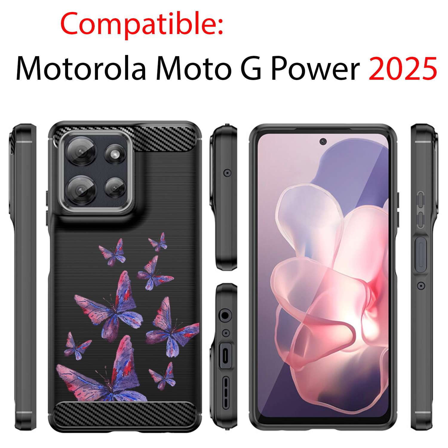 Case For Moto G Power 2025 | Flex TPU Fiber | Unique Slim Flexible Cover - Picture 47 of 113