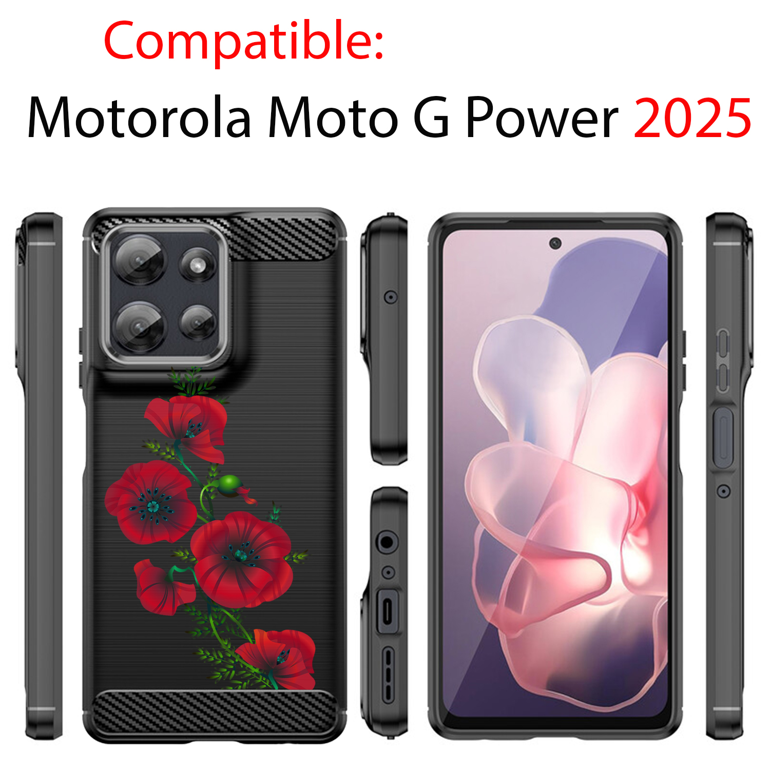 Case For Moto G Power 2025 | Flex TPU Fiber | Unique Slim Flexible Cover - Picture 75 of 113