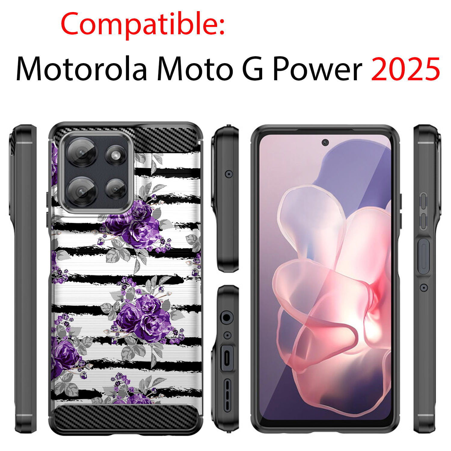 Case For Moto G Power 2025 | Flex TPU Fiber | Unique Slim Flexible Cover - Picture 87 of 113