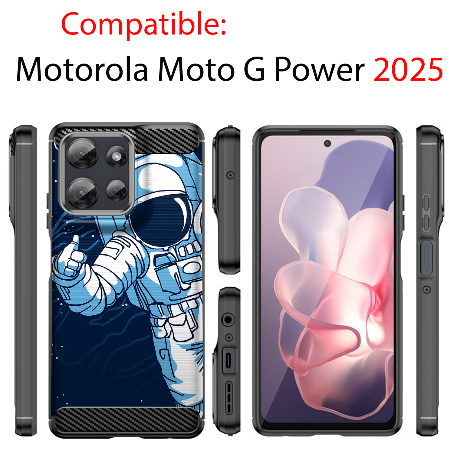 For Moto G Power 2025 | Flex TPU Fiber | Slim Flexible Grip TPU Case - Picture 19 of 81