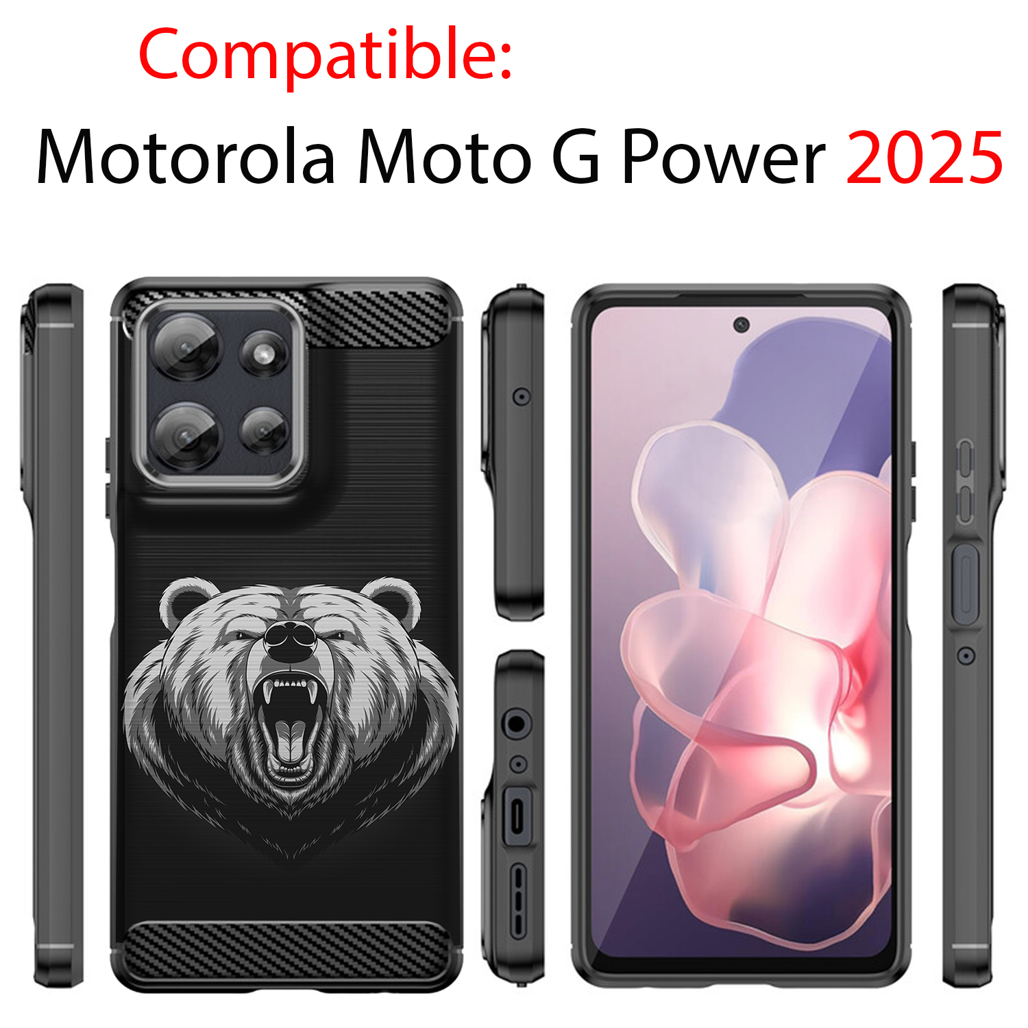 For Moto G Power 2025 | Flex TPU Fiber | Slim Flexible Grip TPU Case - Picture 31 of 81