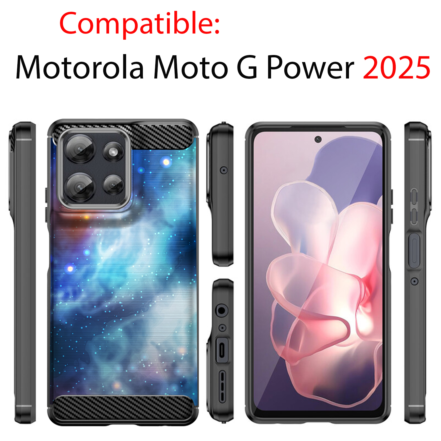 For Moto G Power 2025 | Flex TPU Fiber | Slim Flexible Grip TPU Case - Picture 47 of 81