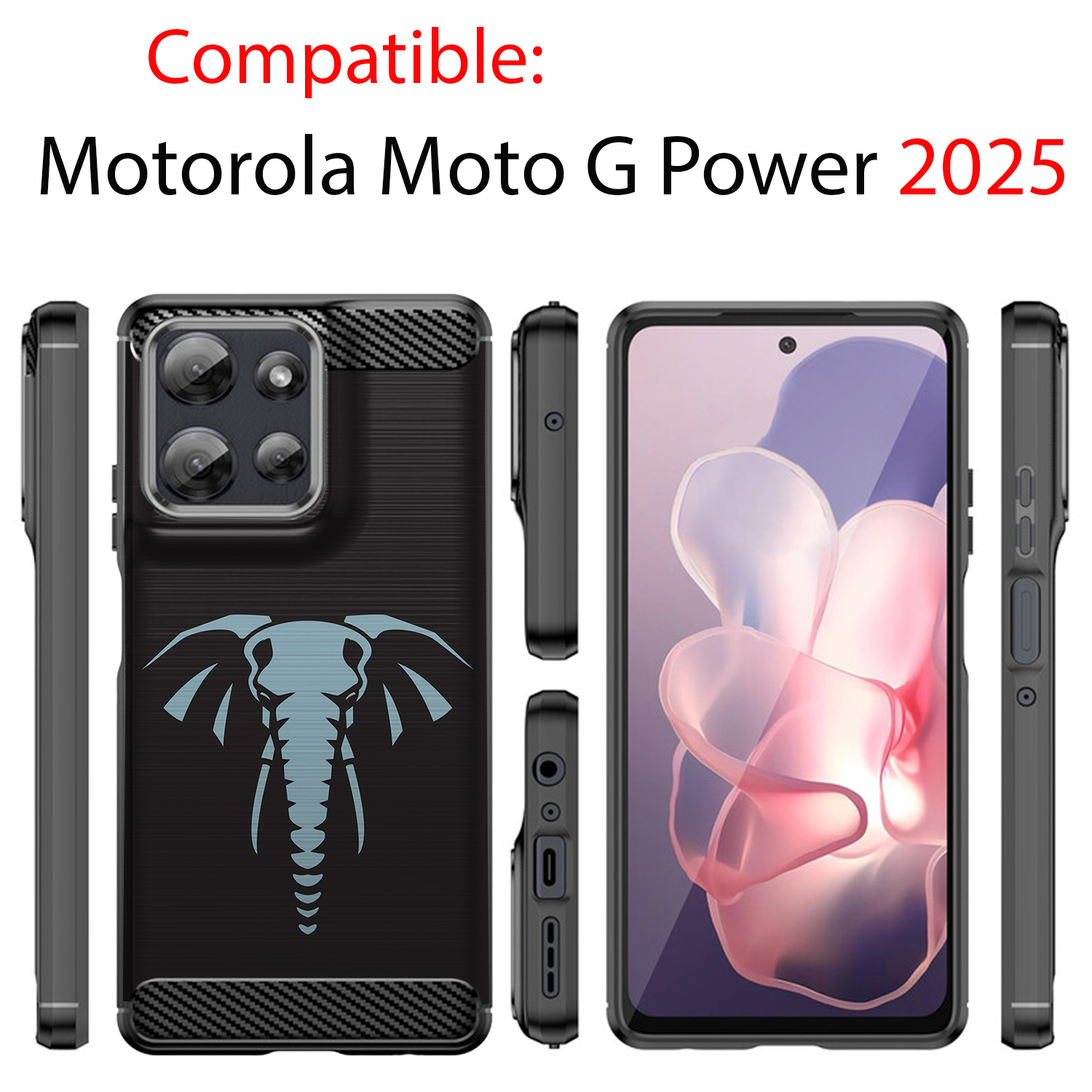 For Moto G Power 2025 | Flex TPU Fiber | Slim Flexible Grip TPU Case - Picture 63 of 81