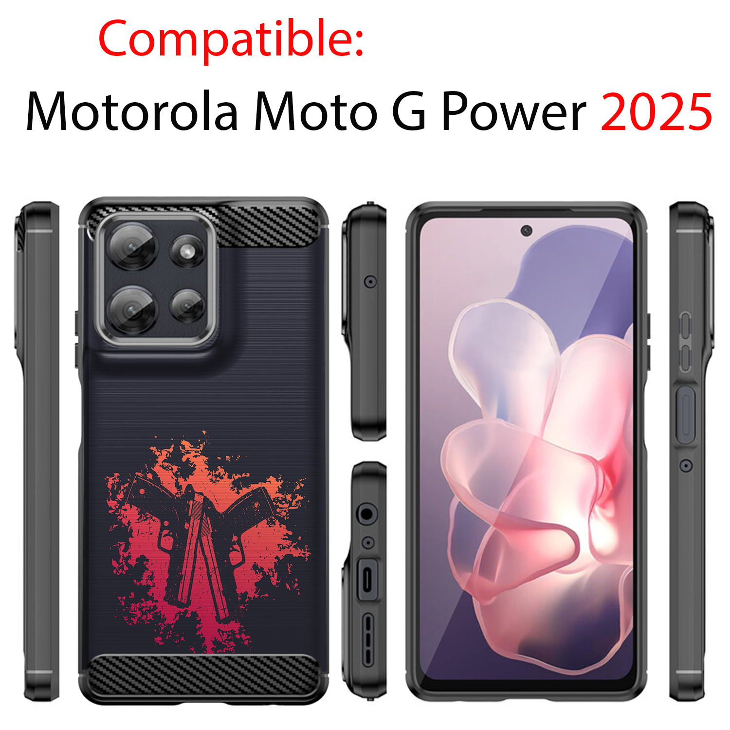 For Moto G Power 2025 | Flex TPU Fiber | Slim Flexible Grip TPU Case - Picture 71 of 81