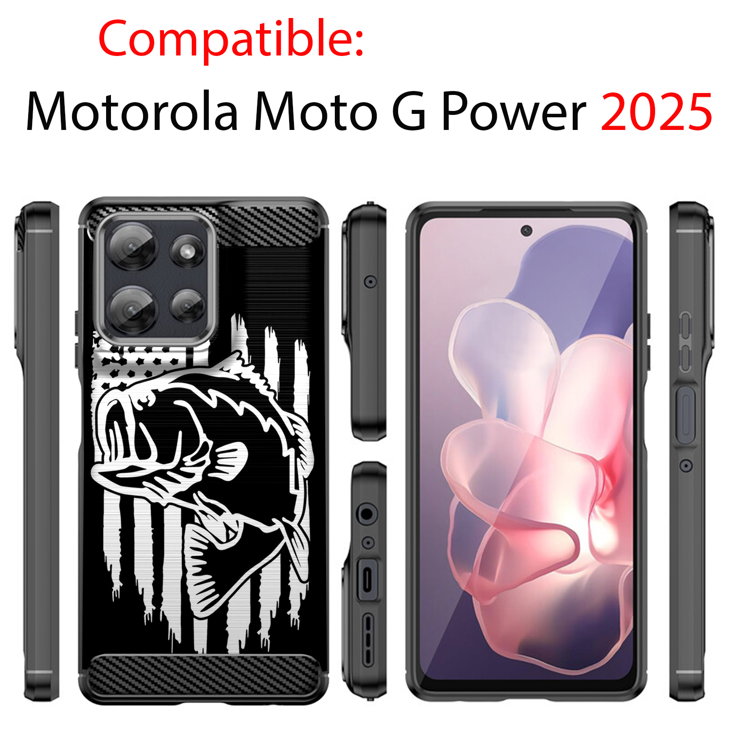 For Moto G Power 2025 | Flex TPU Fiber | Slim Flexible Grip TPU Case - Picture 79 of 81