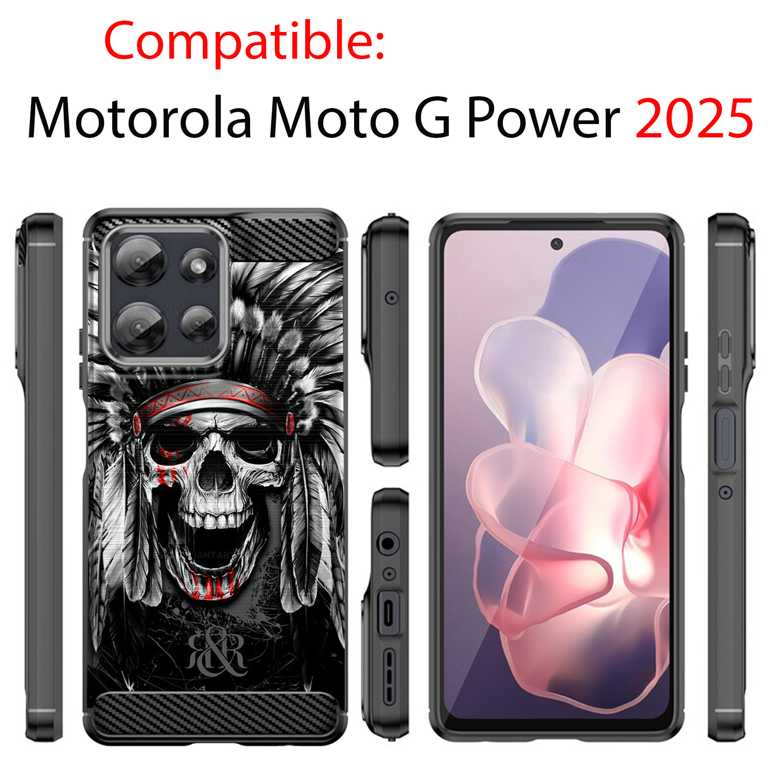 Case For Moto G Power 2025 | Flex TPU Fiber | Slim Black Protective Cover - Picture 47 of 53