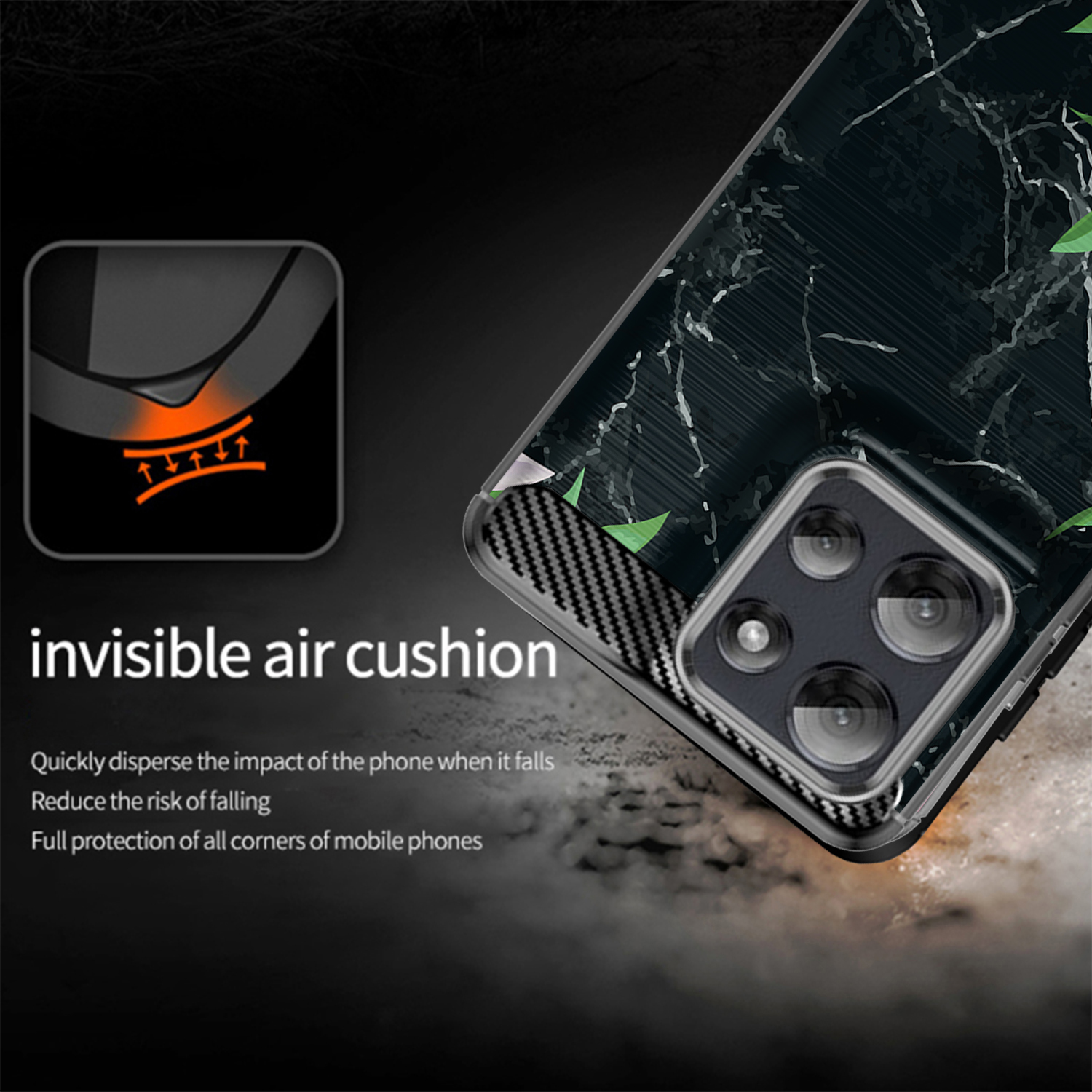 Custodia per Moto G Stylus 2025 | Flex TPU Fibra | Cover Protettiva Slim Nera - Foto 8 di 53