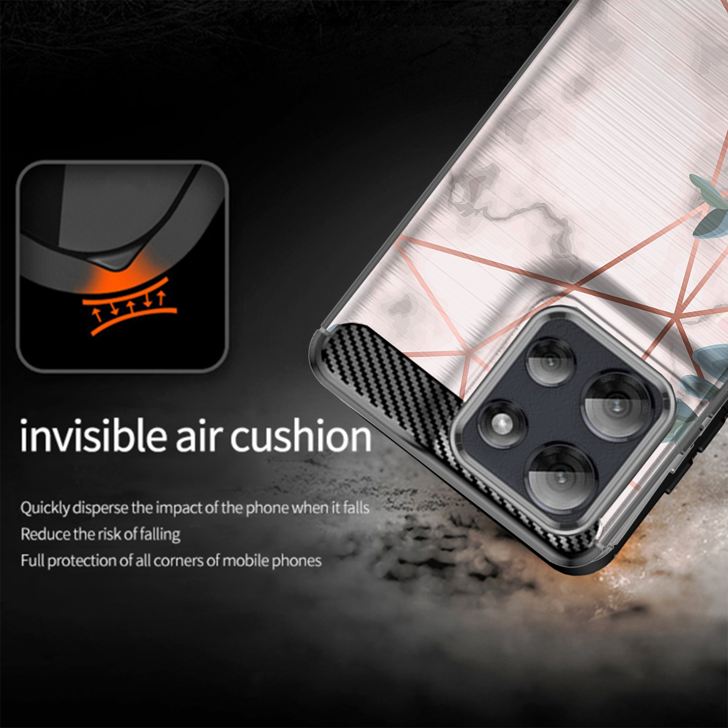 Custodia per Moto G Stylus 2025 | Flex TPU Fibra | Cover Protettiva Slim Nera - Foto 12 di 53