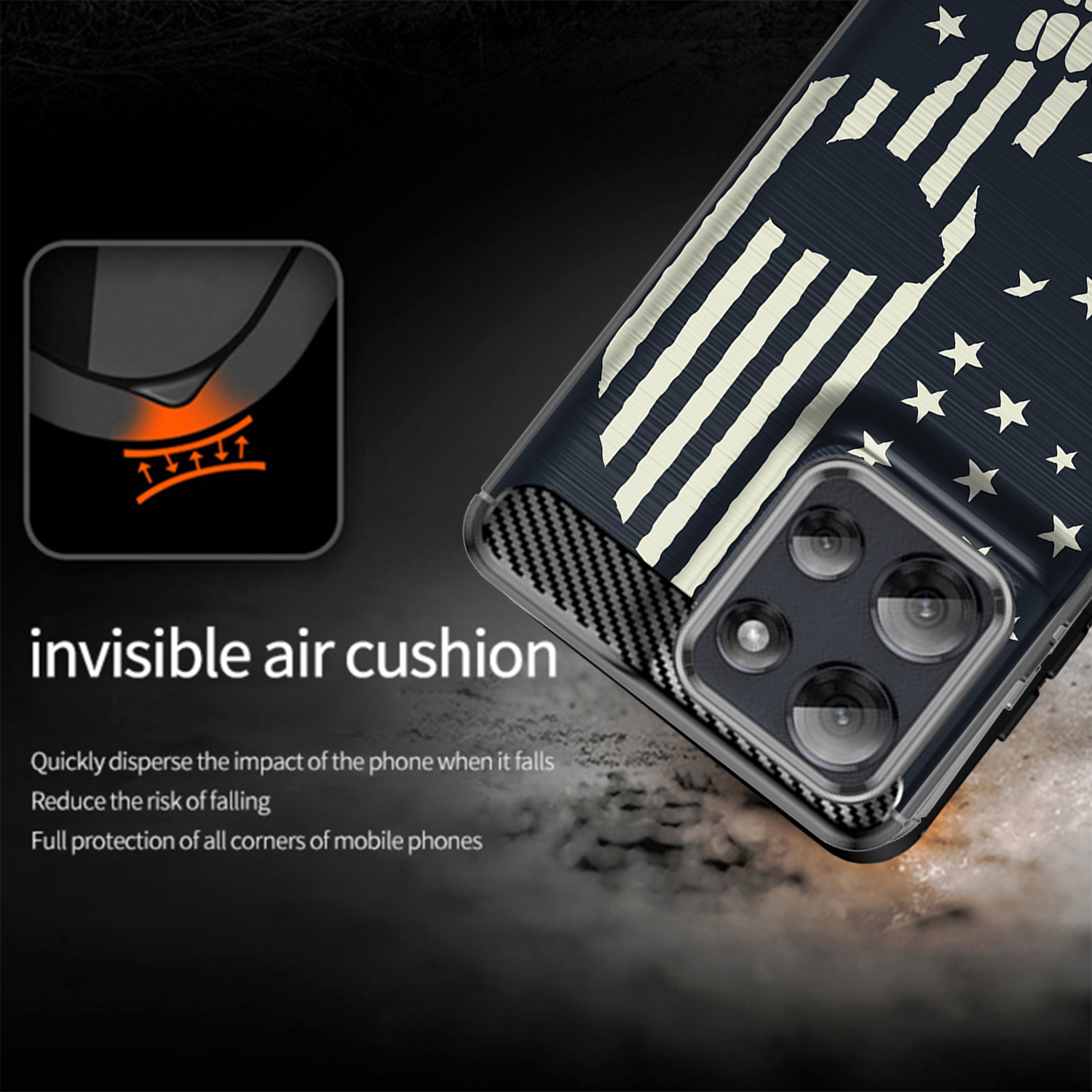 Custodia per Moto G Stylus 2025 | Flex TPU Fibra | Cover Protettiva Slim Nera - Foto 20 di 53