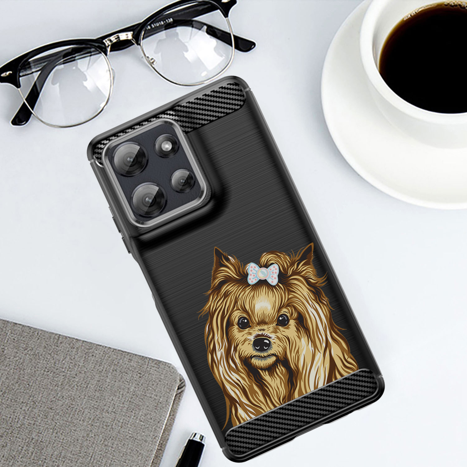 Case For Moto G Stylus 2025 | Flex TPU Fiber | Textured Slim Protective Cover - Picture 9 of 61