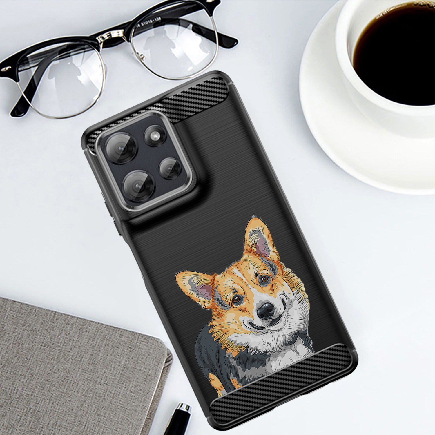 Case For Moto G Stylus 2025 | Flex TPU Fiber | Textured Slim Protective Cover - Picture 13 of 61