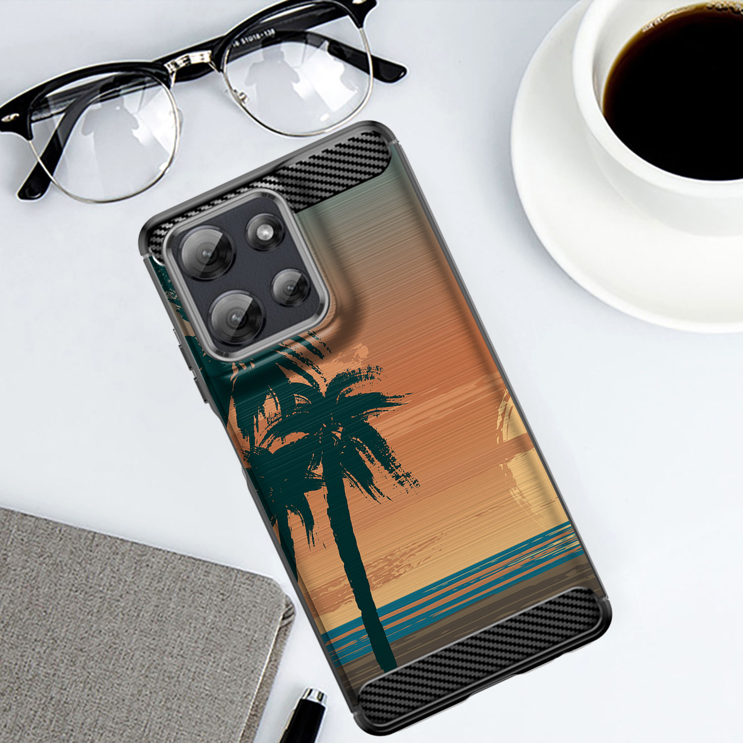 Hülle für Moto G Stylus 2025 | Flex TPU Faser | Matt Schwarz Flexibel Cover - Bild 21 von 89