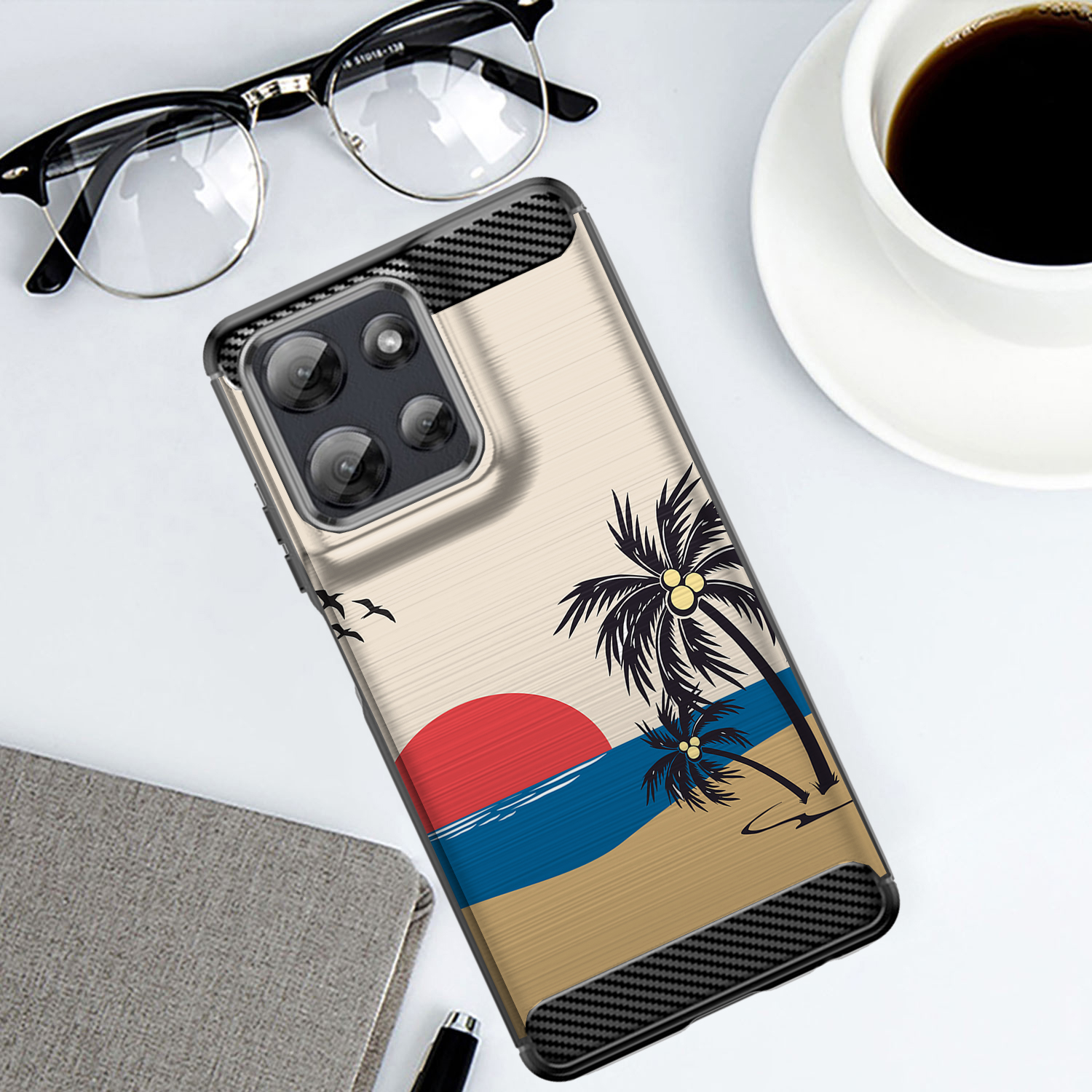Hülle für Moto G Stylus 2025 | Flex TPU Faser | Matt Schwarz Flexibel Cover - Bild 29 von 89
