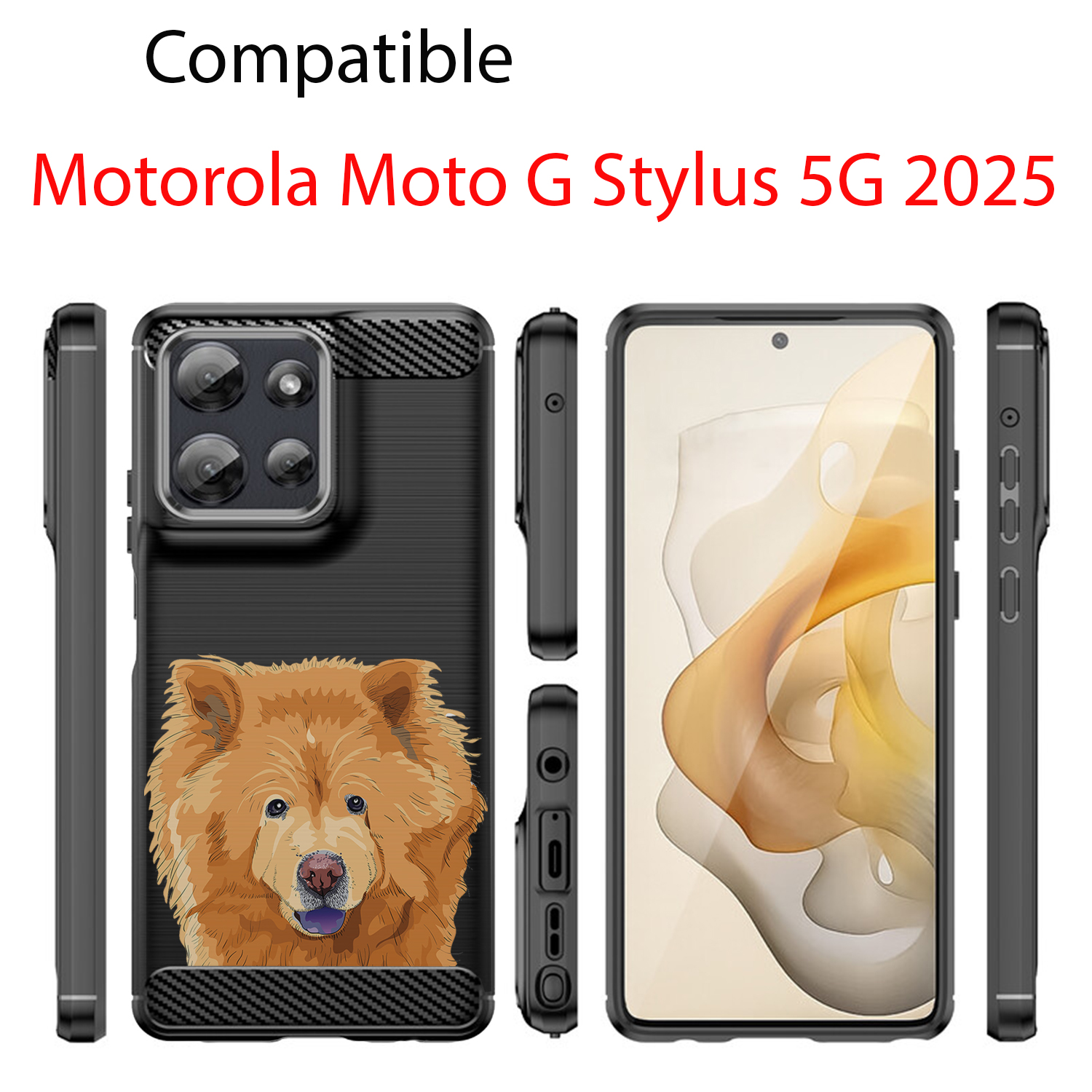 Case For Moto G Stylus 2025 | Flex TPU Fiber | Textured Slim Protective Cover - Picture 15 of 61