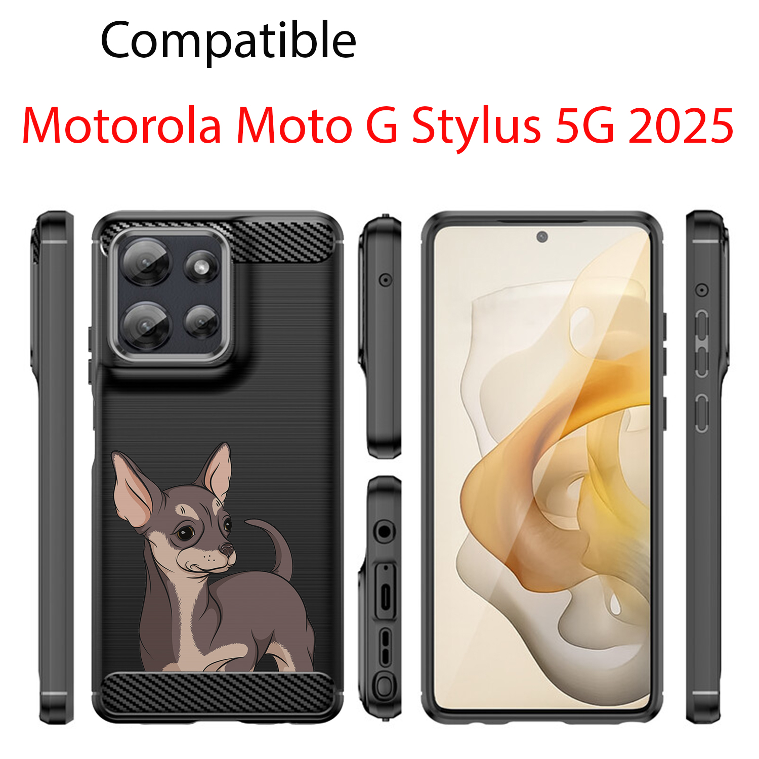 Case For Moto G Stylus 2025 | Flex TPU Fiber | Textured Slim Protective Cover - Picture 19 of 61
