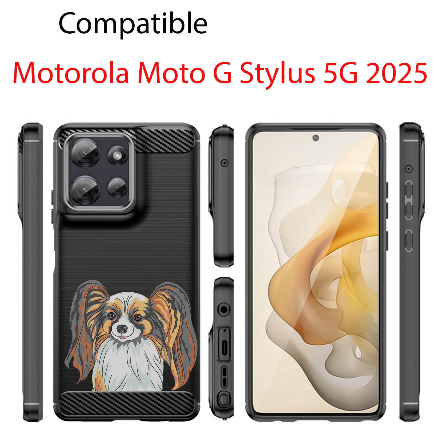 Case For Moto G Stylus 2025 | Flex TPU Fiber | Textured Slim Protective Cover - Picture 23 of 61