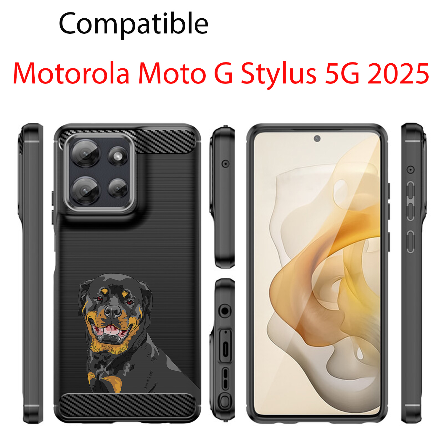 Case For Moto G Stylus 2025 | Flex TPU Fiber | Textured Slim Protective Cover - Picture 31 of 61