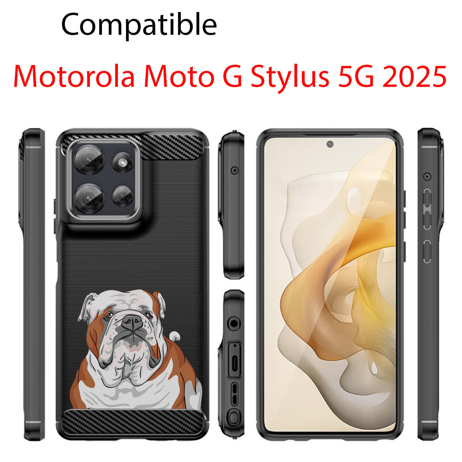 Case For Moto G Stylus 2025 | Flex TPU Fiber | Textured Slim Protective Cover - Picture 35 of 61