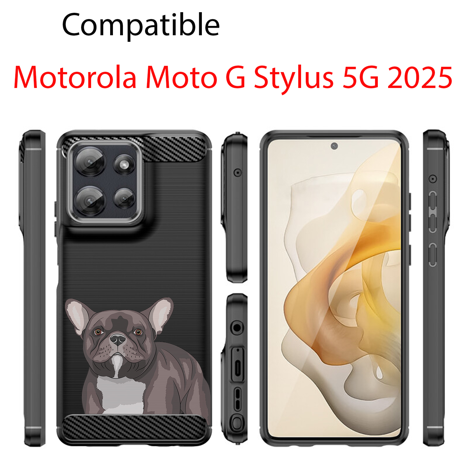 Case For Moto G Stylus 2025 | Flex TPU Fiber | Textured Slim Protective Cover - Picture 39 of 61